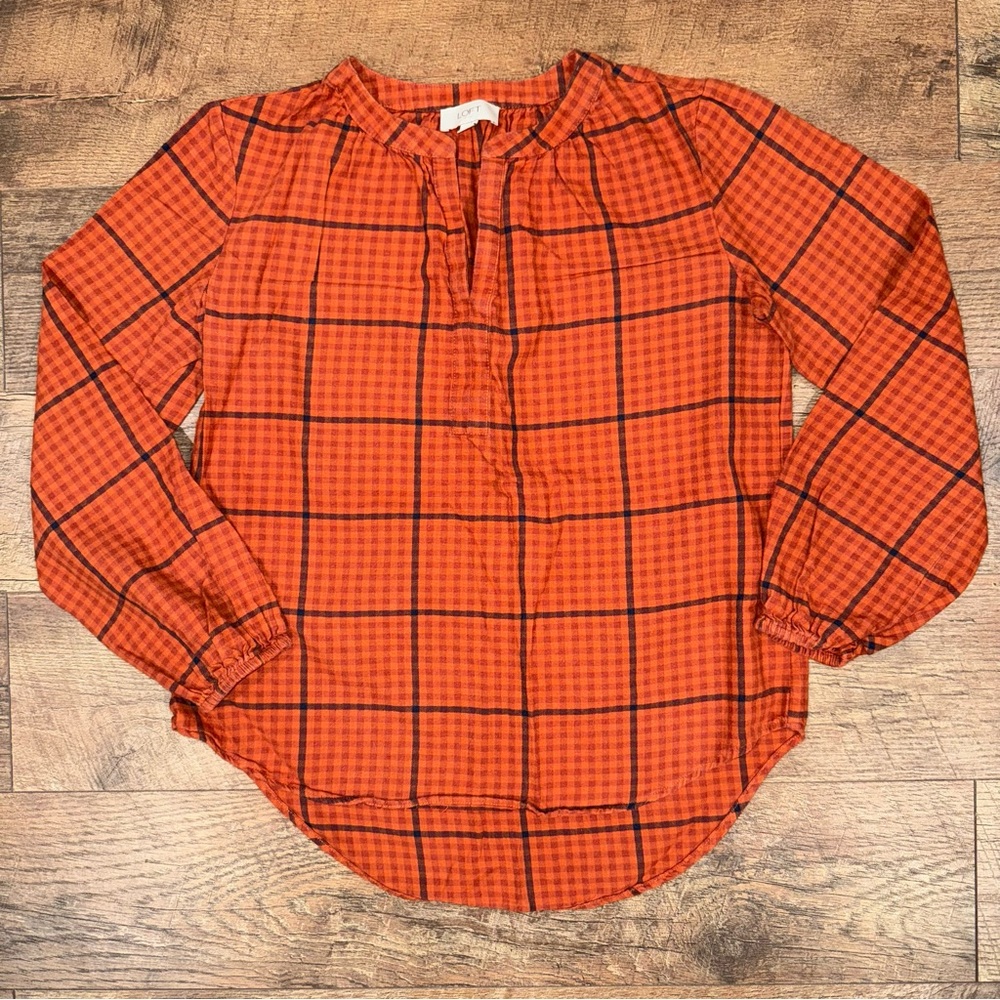 Loft Cute Flannel Top